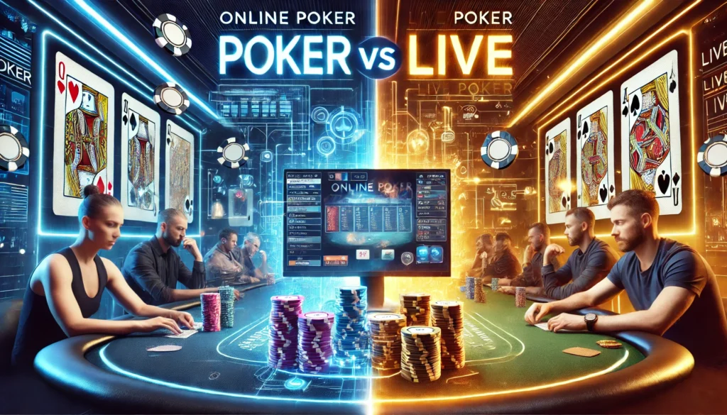 online poker vs live poker