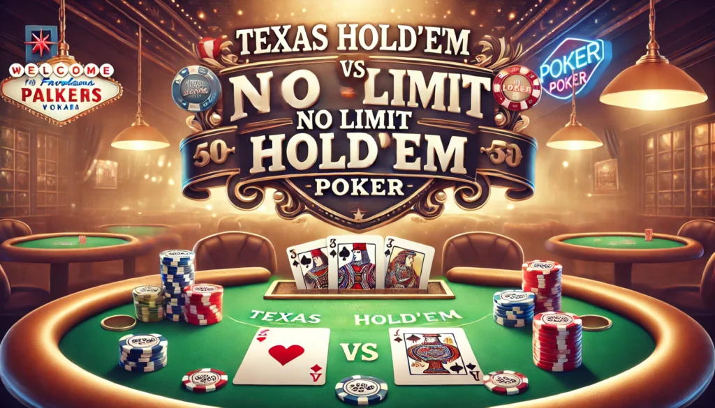 texas hold'em vs no limit hold'em