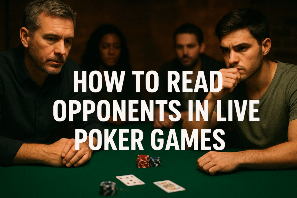 how to read opponents in poker